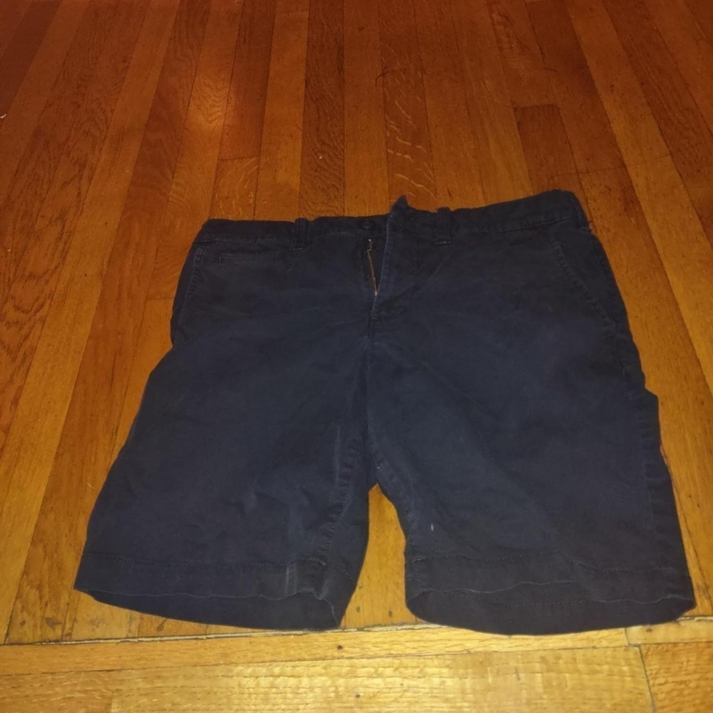 Black Chino Shorts Slim Above The Knee 9" Inseam Size 32 From Express